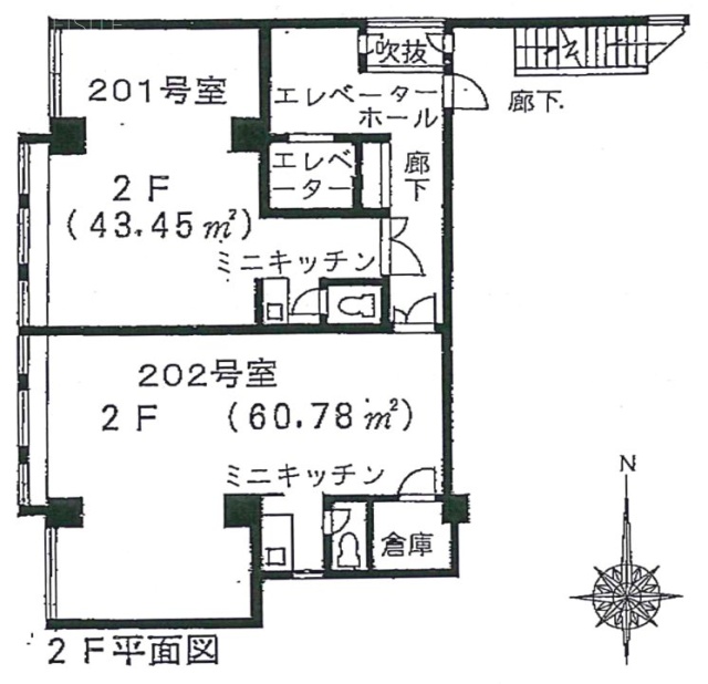 坂秀ビル202 間取り図