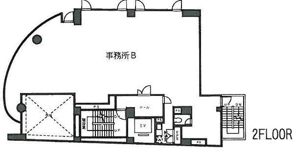 秋葉原スクエアビル2F 間取り図