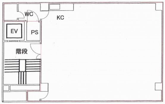 望月ビル2F 間取り図