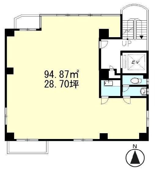 早稲田玉井ビル4F 間取り図