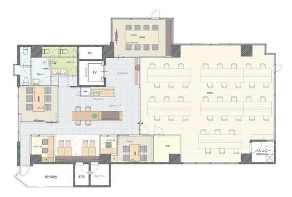 CONVEX神保町4F 間取り図