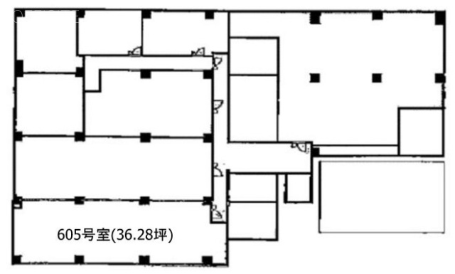 新横浜第1竹生ビル605 間取り図