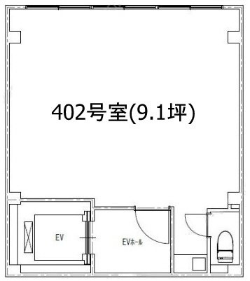 仙海ビル402 間取り図