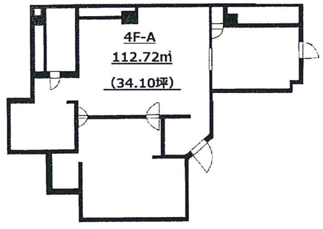 リバティー新横浜ビルA 間取り図