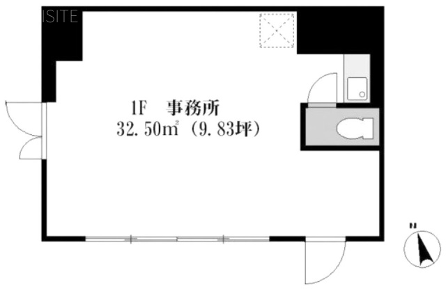 COVA北上野ビル101 間取り図
