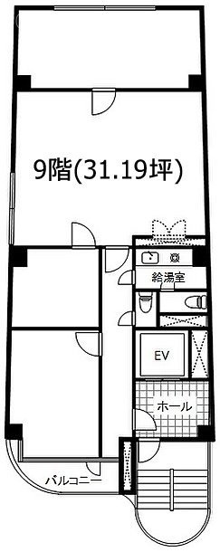 福泉ビル9F 間取り図