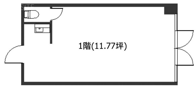 ドメイン入谷ステーションプラザ1F 間取り図