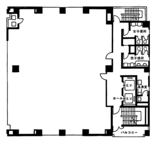 関内STビル10F 間取り図