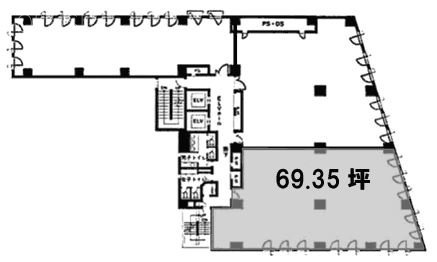 いちご東五反田(G-PLACE五反田)ビル3F 間取り図