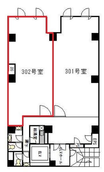 加藤第1ビル302 間取り図