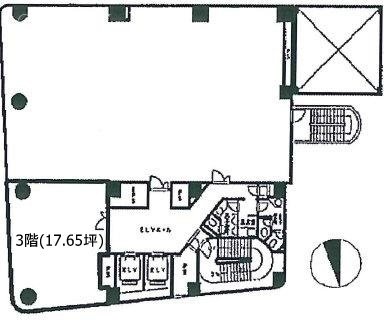 TT蒲田駅前ビル3F 間取り図