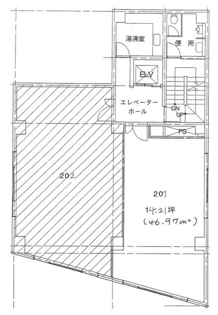 テイユー日本橋ビル201 間取り図