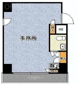ラミアール赤坂3F 間取り図