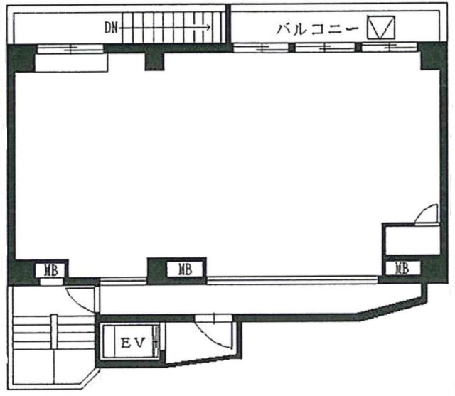 リバース横浜2F 間取り図