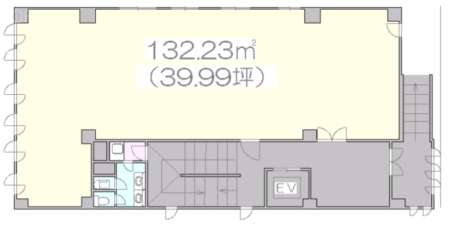 白鳥ビル1F 間取り図