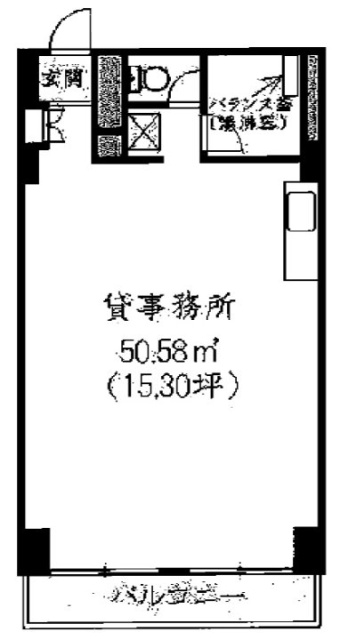ユニオンビルヂング302 間取り図
