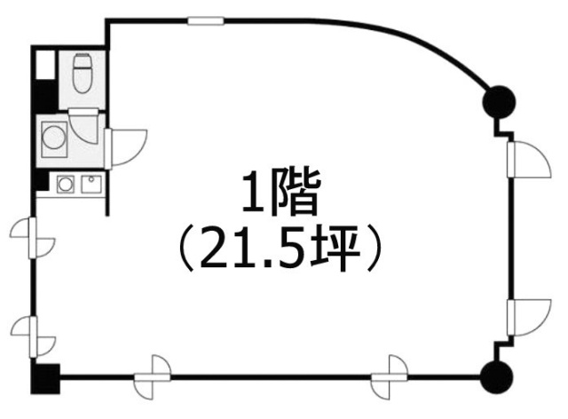 ヴェネオ四番町(VENEO四番町)1F 間取り図