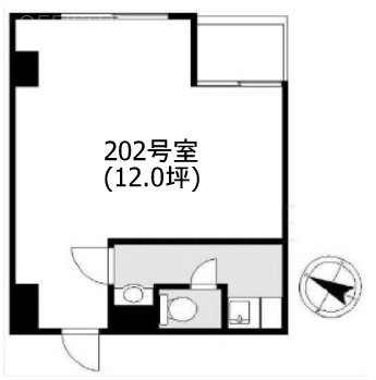 宮島ビル202 間取り図