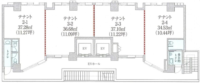 ファーストセンタービル3 間取り図