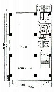 ニキグラスビル4F 間取り図