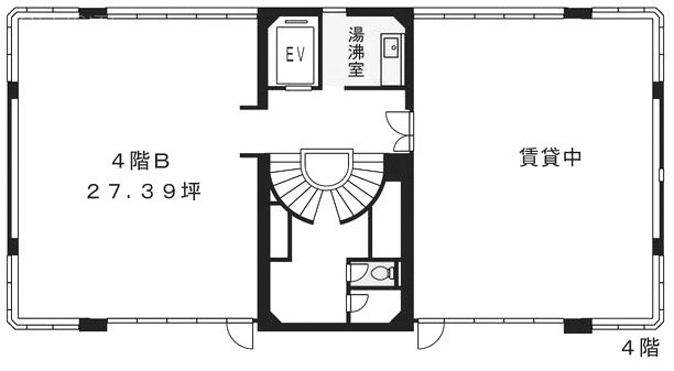 赤坂セブンビルA 間取り図