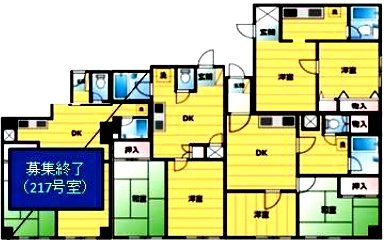 セントラル経堂ビル2F 間取り図