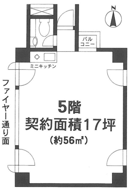 番匠ビル5F 間取り図