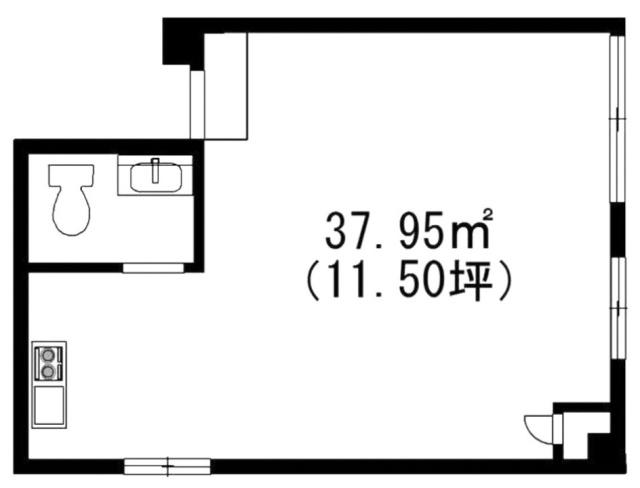 レオ赤坂ビルC 間取り図