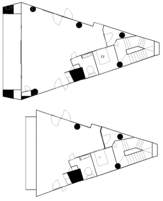 古丹ビル4F～5F 間取り図