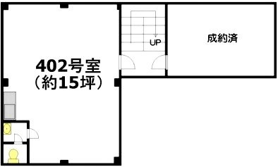 銀座片桐ビルⅤ402 間取り図