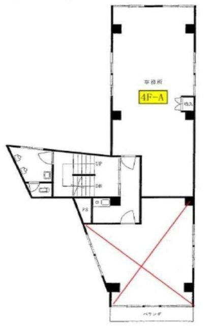 桂昇茅場町ビルA 間取り図