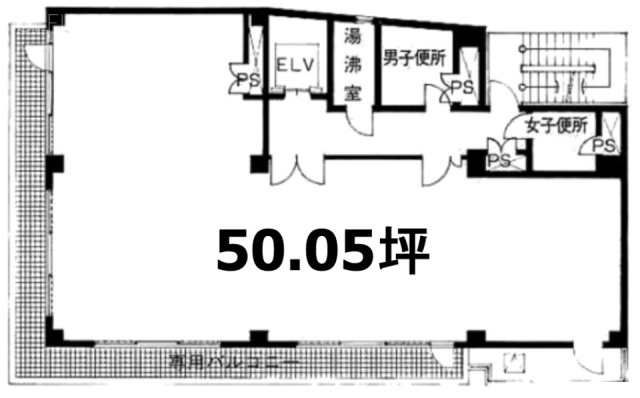 いちご渋谷イーストビル6F 間取り図
