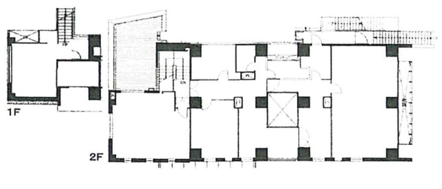モデルノトッレ松濤1F~2F 間取り図