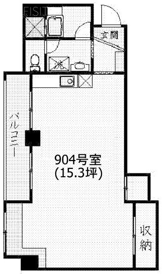 ユニオンビルヂング904 間取り図