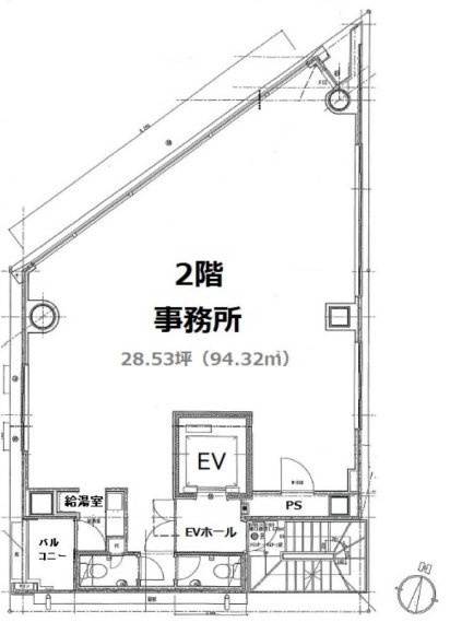 秋葉原SHビル2F 間取り図