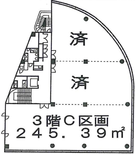 東急新横浜南ビルC 間取り図