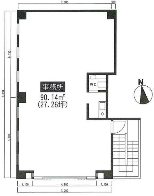 プレシャスビル1F 間取り図