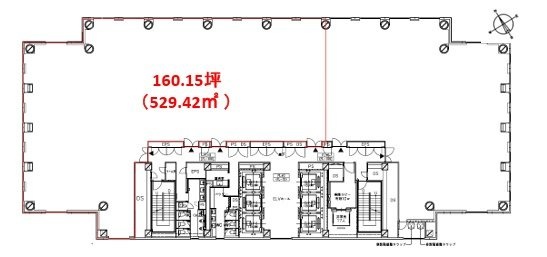日土地山下町ビル10F 間取り図