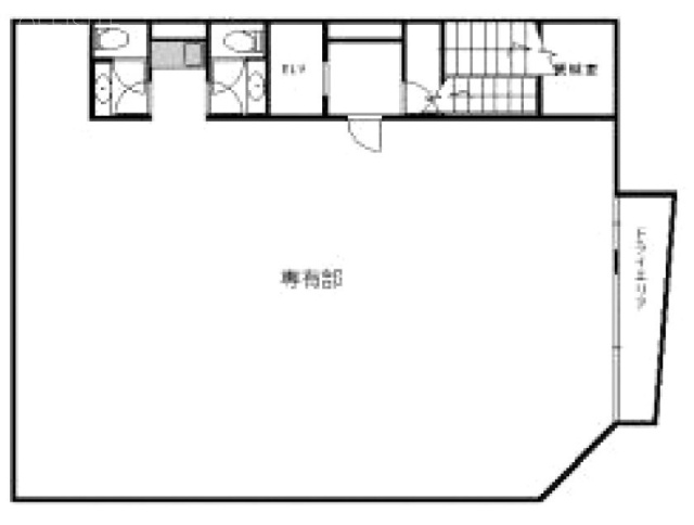 インスタイル南麻布ビルB1F 間取り図