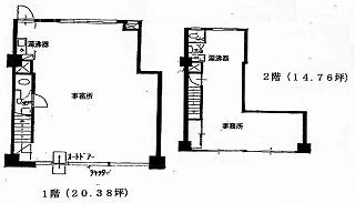 区立外神田住宅ビル1F 間取り図