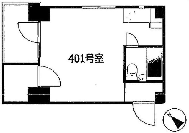 トーコー水道橋マンションビル401 間取り図