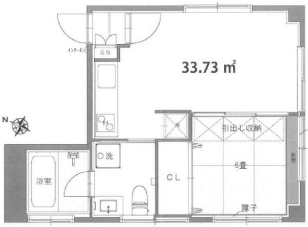 リバース日本橋久松町2F 間取り図