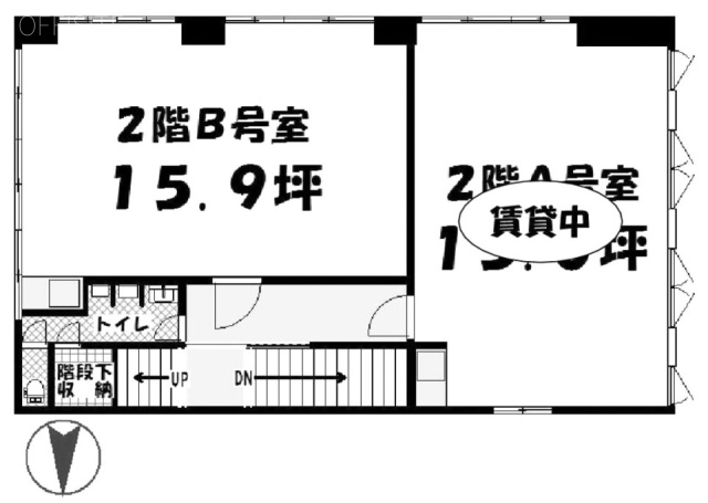 カワムラビルB 間取り図