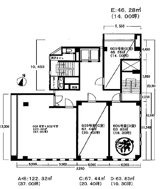 交通安全教育センタービル6F 間取り図