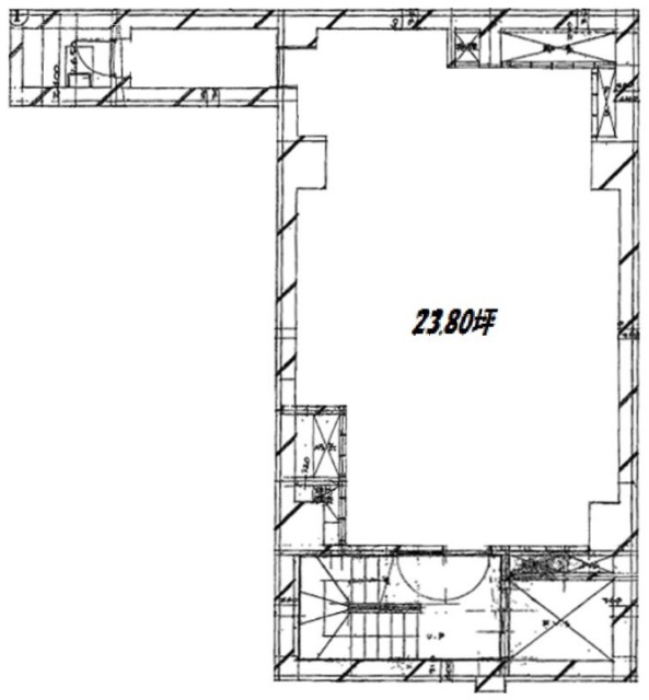 鮎沢ビルB2F 間取り図