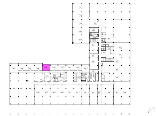 新国際ビル4F 間取り図
