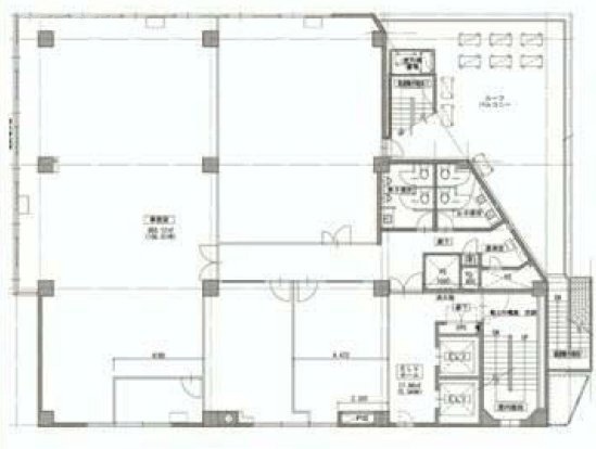 プレシャス六本木ビル4F 間取り図