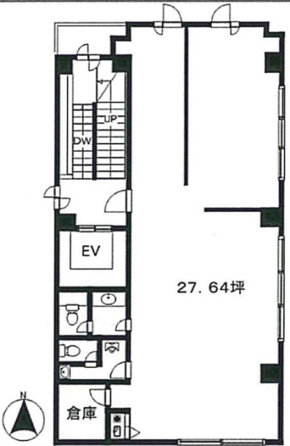 新宿MYビル201 間取り図