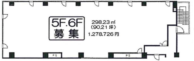 COI国立ビル5F 間取り図