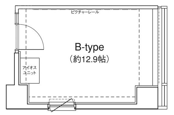 アイオス虎ノ門902 間取り図